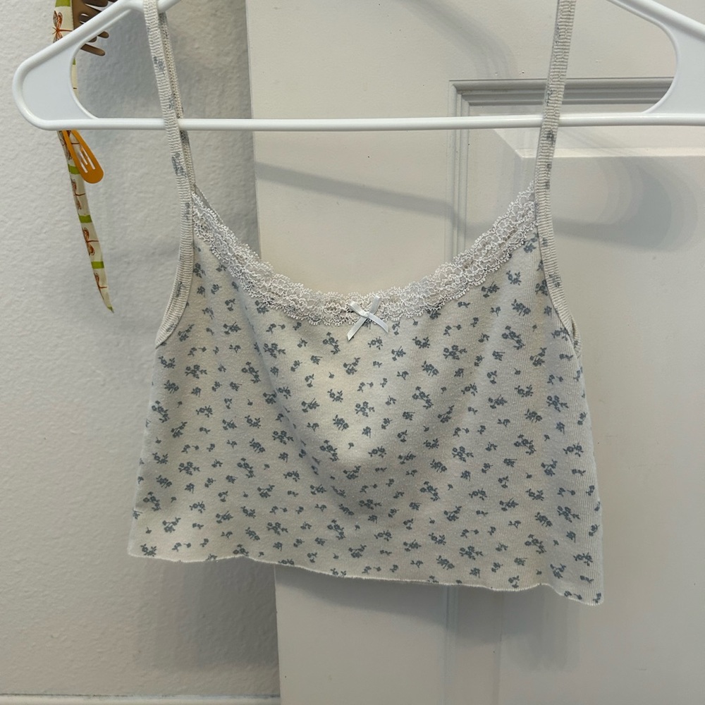 brandy floral top